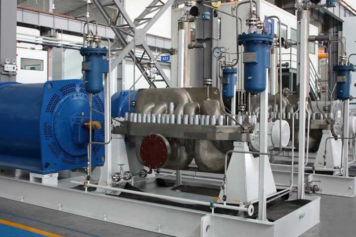 Axially split multistage pump MSD