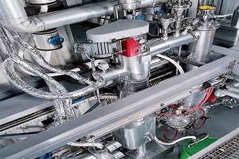 Test equipment for a thin film evaporator