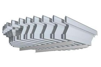 Graphic of a liquid collecting device for columns