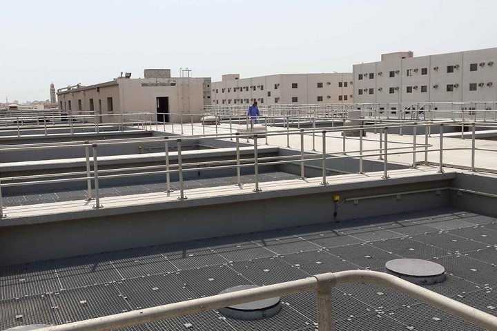 The latest expansion project used purpose-built concrete basins