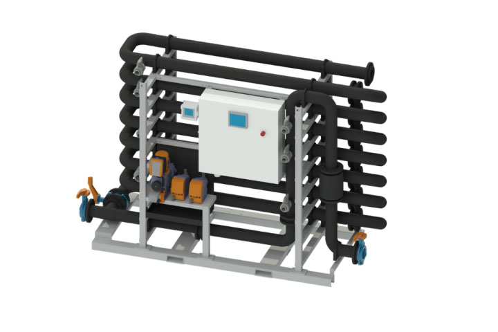 Floc pipereactor chemical treatment - Owatec